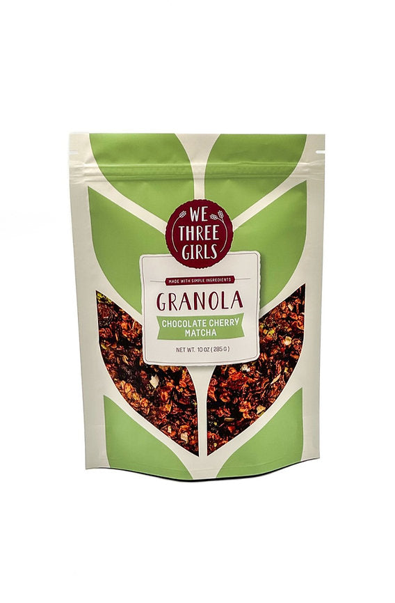 Chocolate Cherry Matcha Granola