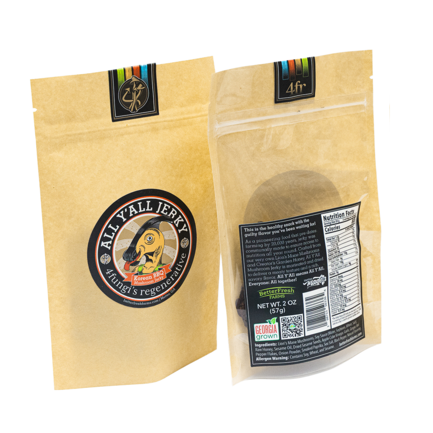 Korean BBQ Lion’s Mane Mushroom Jerky