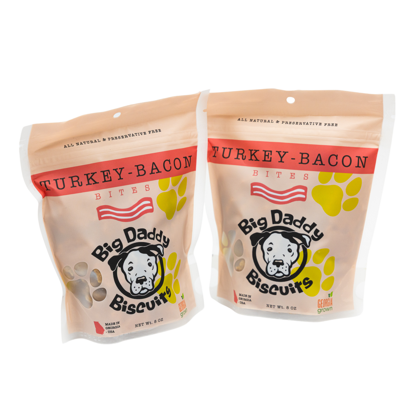 Turkey Bacon Dog Biscuits