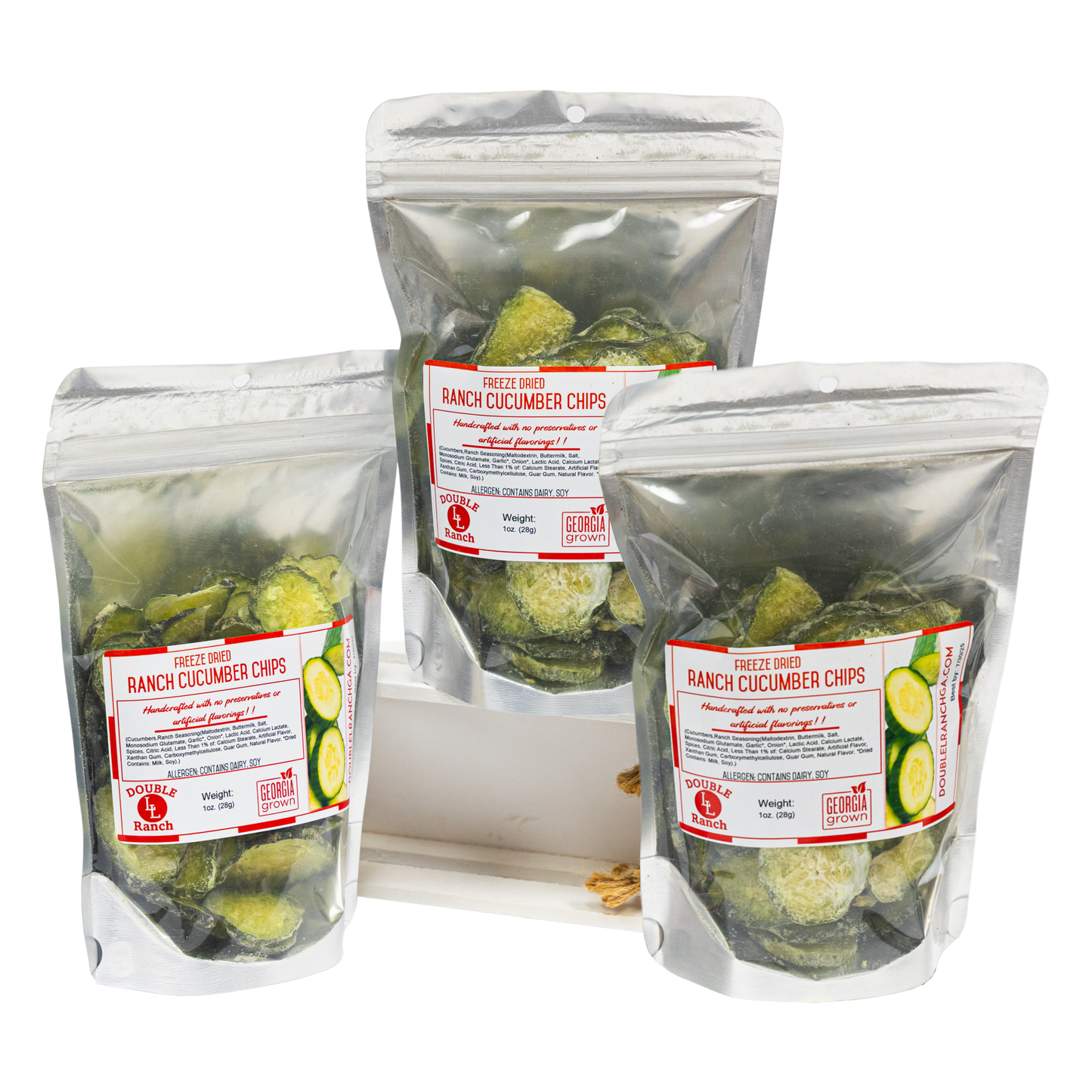 Freeze-Dried Ranch Cucumber Chips