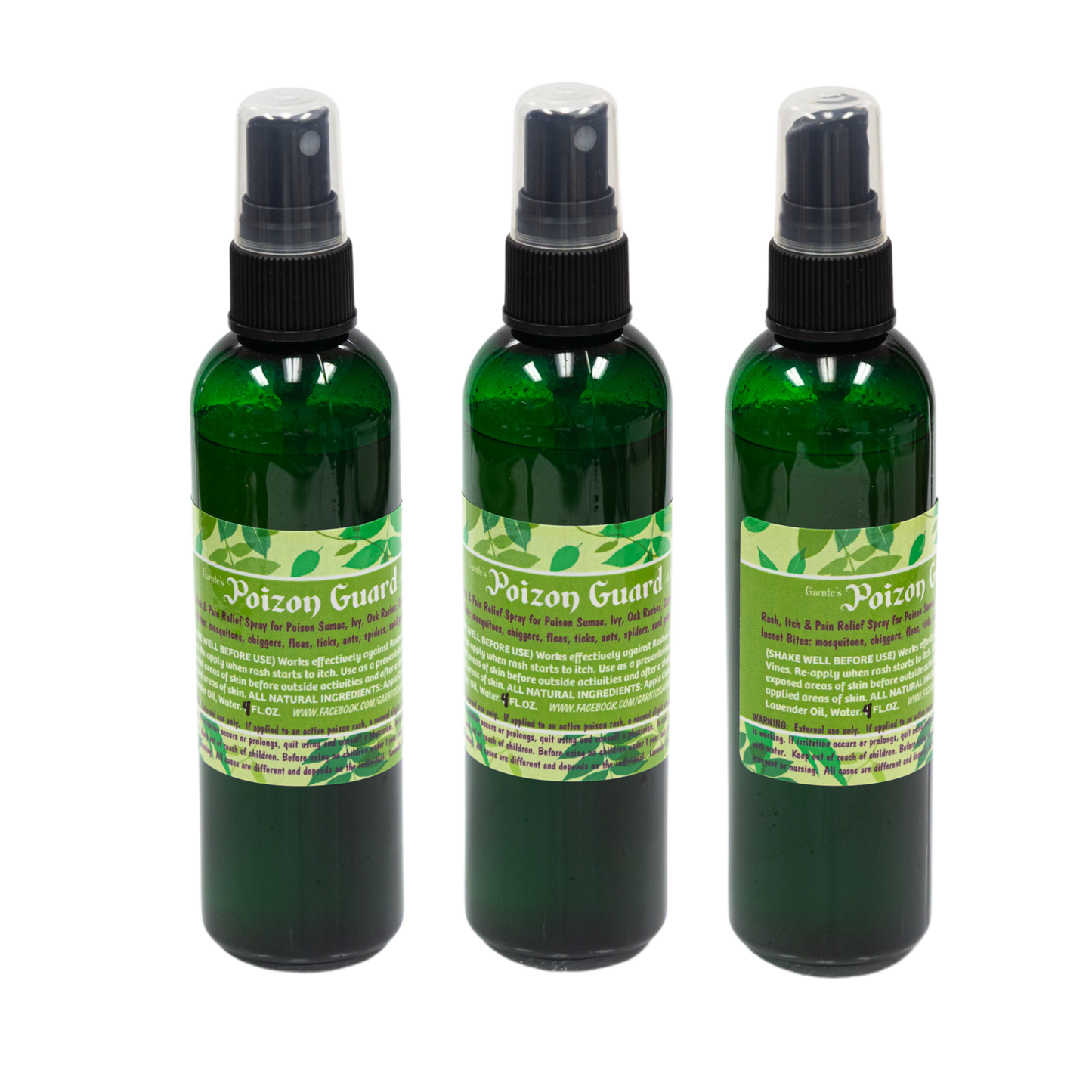 Poizon Guard - Natural Poison Ivy Relief Spray