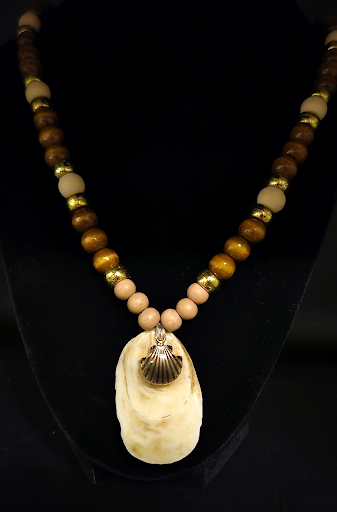 Oyster Shell Beaded Necklace