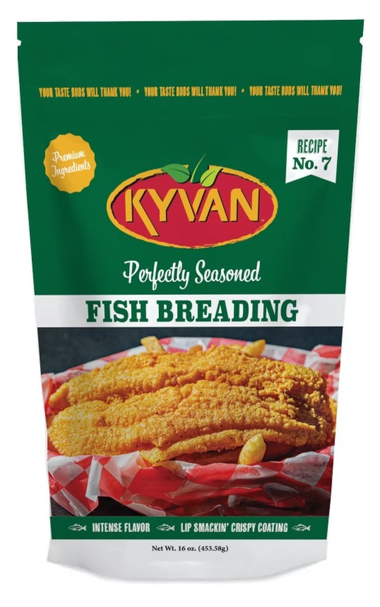Seasoned Fish Breading – Lemon-Spice Coating for Seafood & Veggies