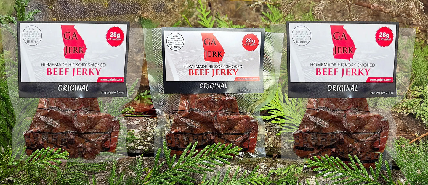 GA Jerk Hickory Smoked Beef Jerky