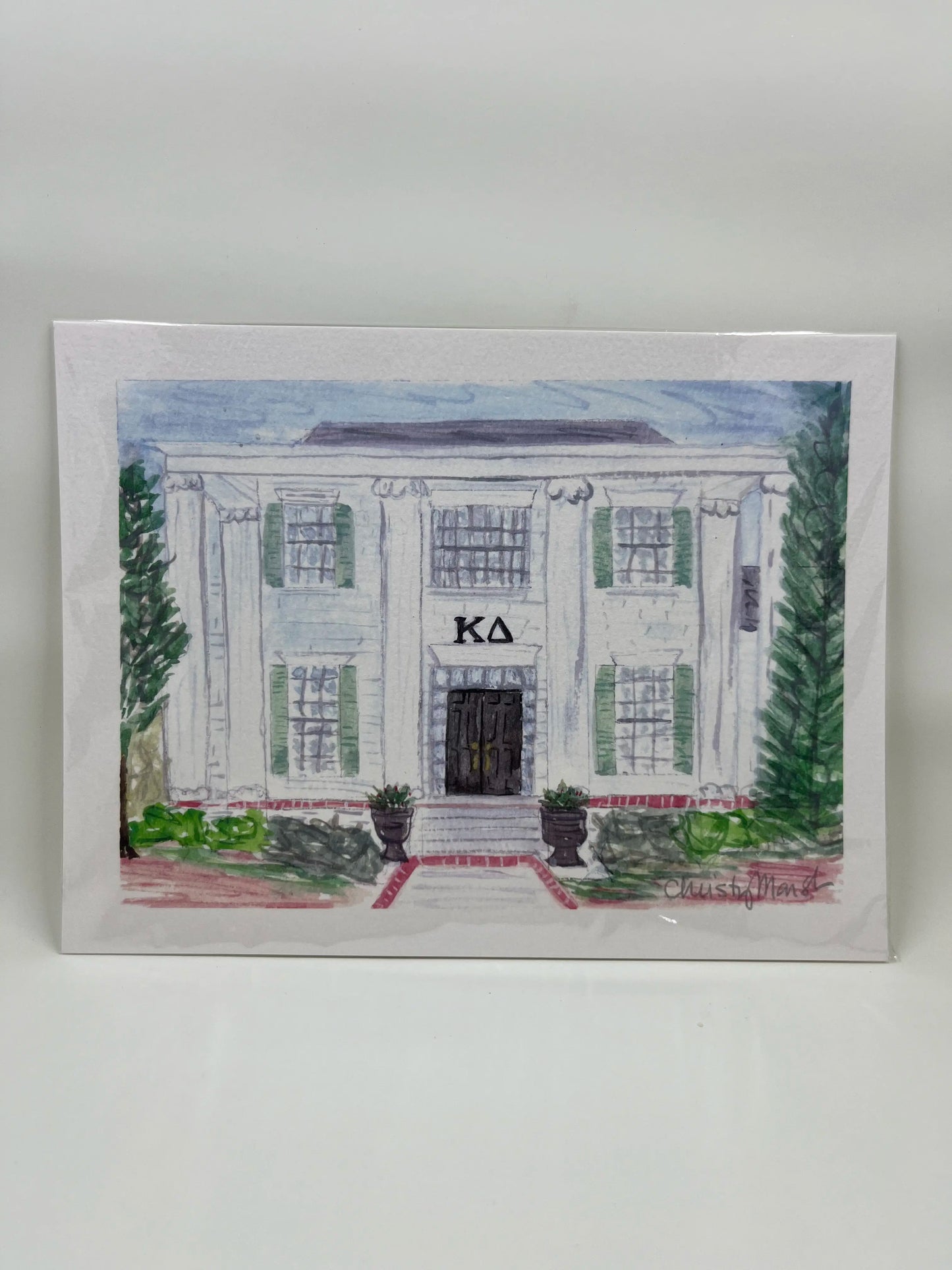 Kappa Delta - Georgia Southern University Sorority Art Print