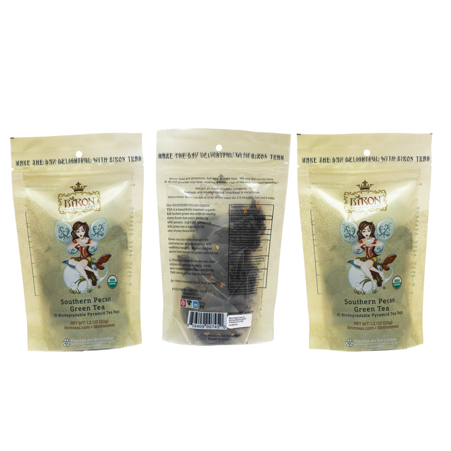 Southern Pecan Green Tea