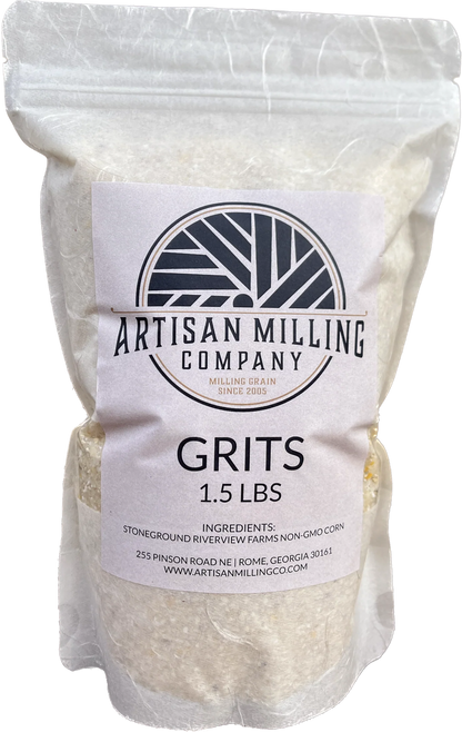 Stone-Milled Georgia Grits - 1.5lb Bag