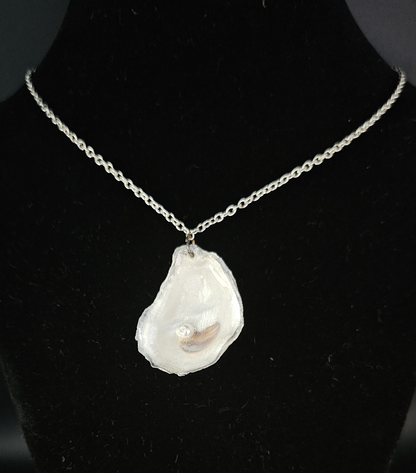 Natural Oyster Shell Pearl Necklace