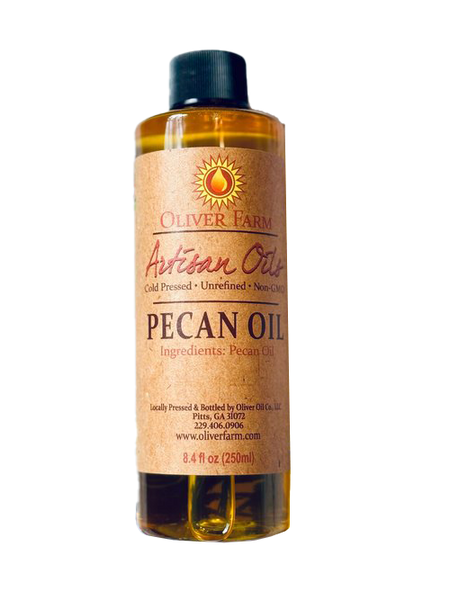 Oliver Farm | Pecan Oil | Cold-Pressed & Buttery Smooth | Georgia