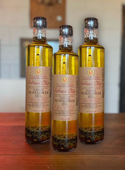 Oliver Farm Infused Sunflower Oil