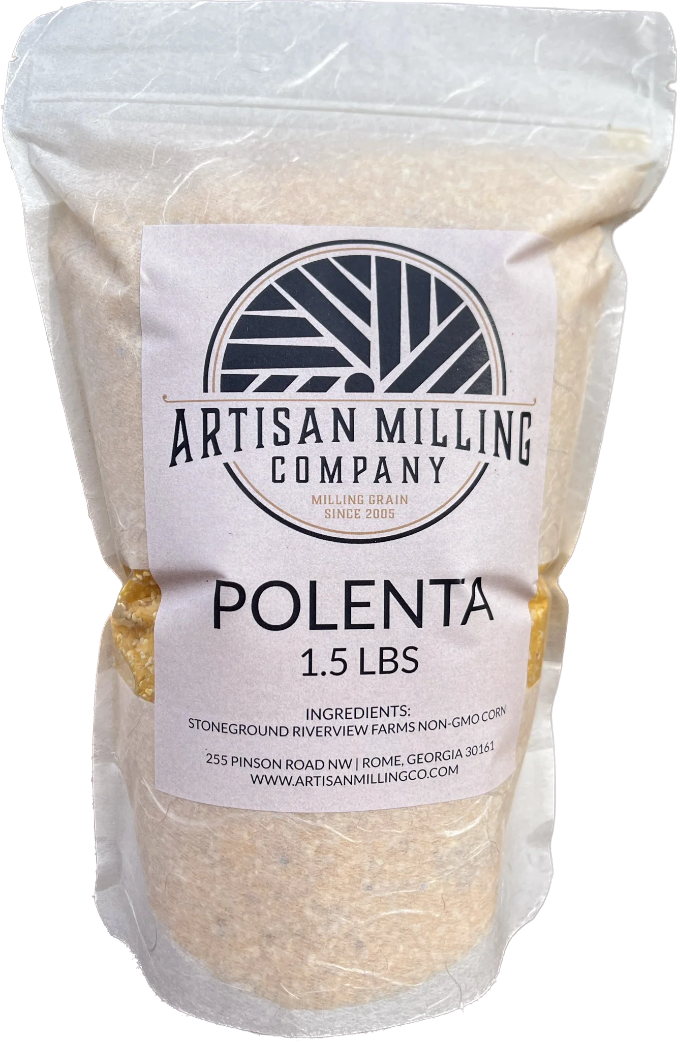 Stone-Milled Georgia Polenta - 1.5lb Bag