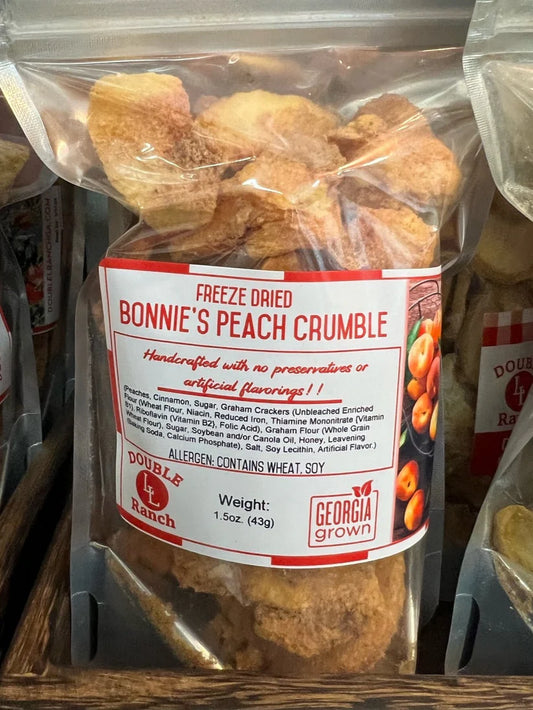 Freeze-Dried Peach Crumble