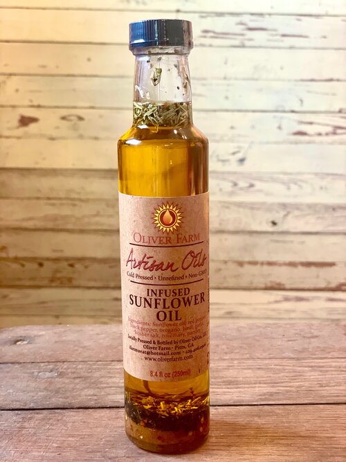 Oliver Farm Infused Sunflower Oil