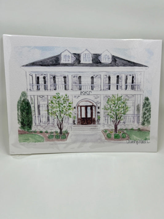 Kappa Kappa Gamma - Georgia Southern University Sorority Art Print
